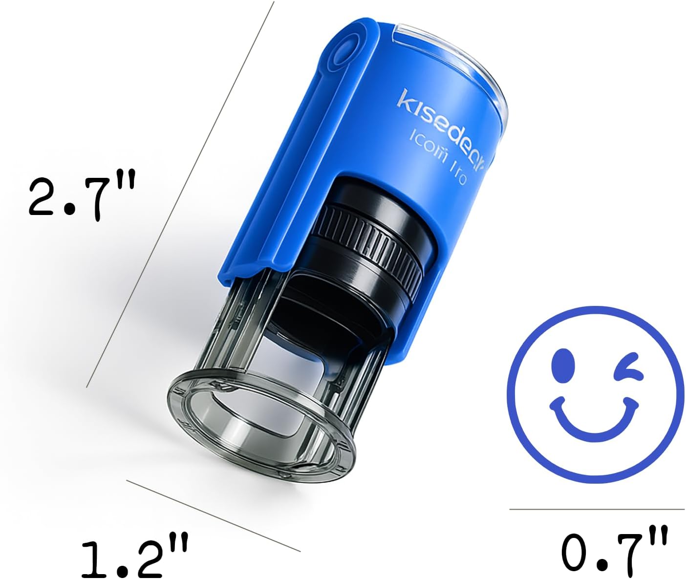 Thumbs Up & Smile Face Stamp Set, 18mm