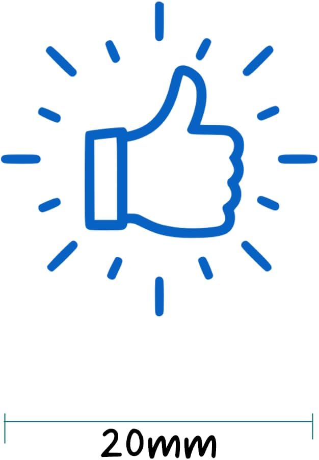 Thumbs Up Stamp, Pre-Inked 20mm