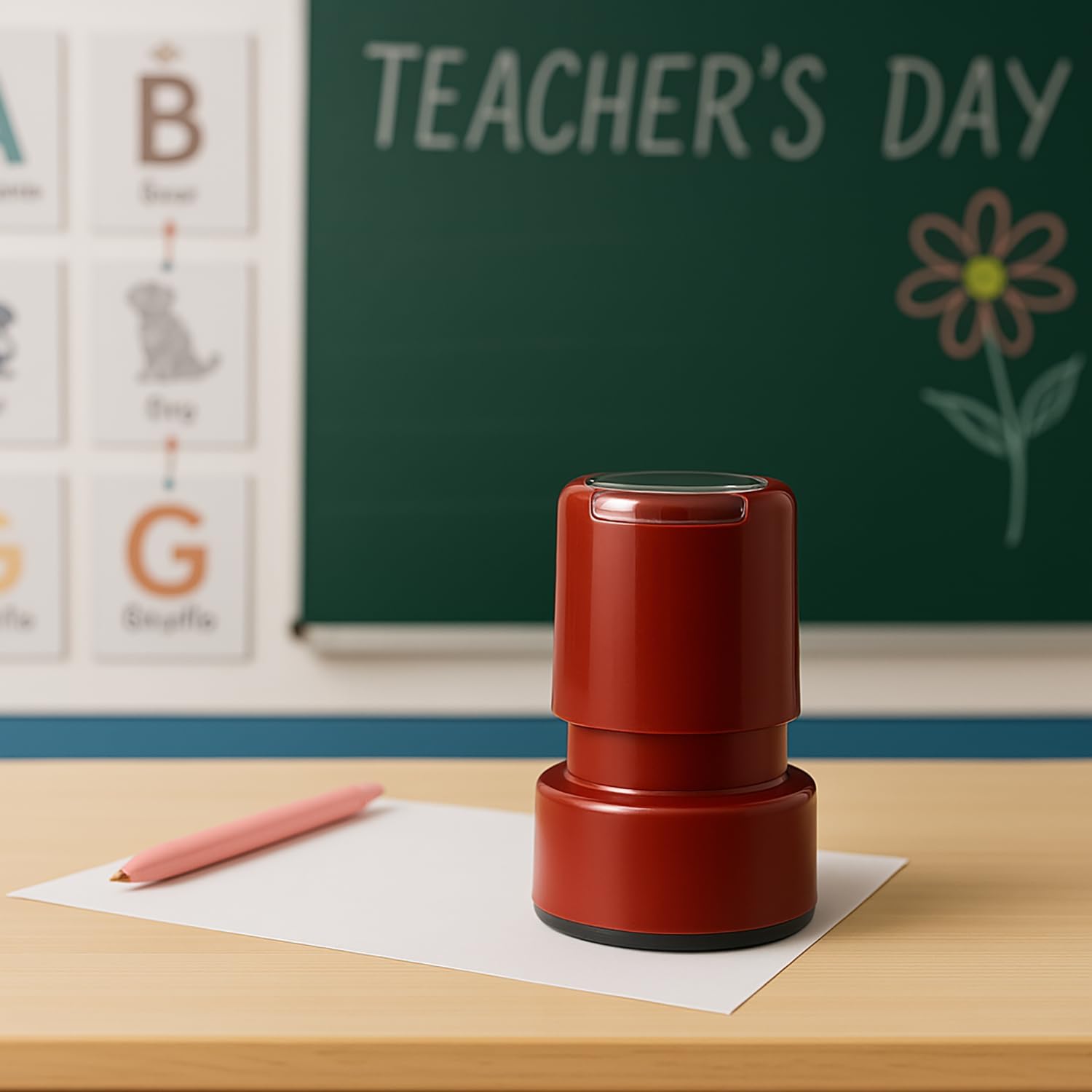 Canadian Beaver "great!" Teacher Stamp