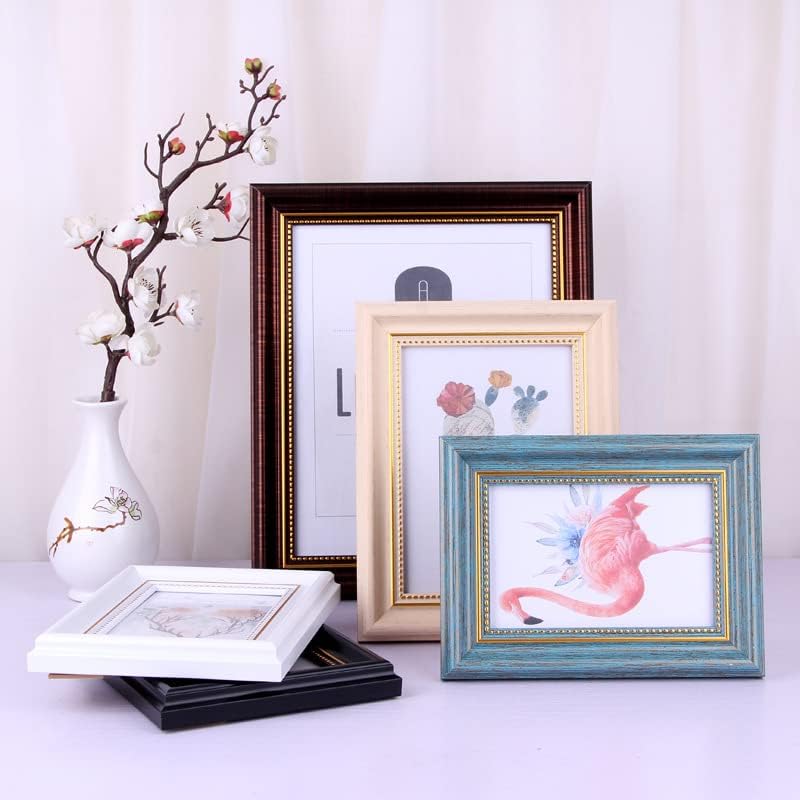 8x10 Picture Frame, Brown & Gold, 2-Pack